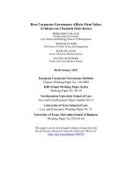 black et al - 2012 - how corporate governance affects firm value - evidence on channels from korea [kcgi]