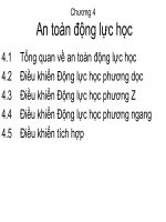 Bài giảng An toàn động lực học  Đại học Bách khoa Hà Nội