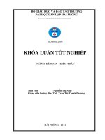 hoàn thiện tổ chức kế toán doanh thu, chi phí và xác định kết quả kinh doanh tại công ty cổ phần dịch vụ vận tải container hoàng sơn