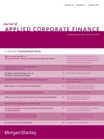 jensen - 2010 - the modern industrial revolution, exit, and the failure of internal control systems