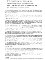 Tài liệu thí nghiệm vật liệu xây dựng