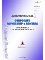 benkel et al - 2006 - the assassination between corporate governance and earning management