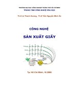 giáo trình công nghệ sản xuất giày