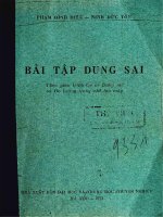 Tài liệu bài tập dung sai