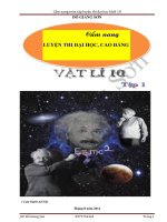 Cẩm nang luyện thi đại học môn vật lý tập 1