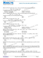 Luyện thi Đại học môn Hóa: Phản ứng oxi hóa khử (Phần 2).