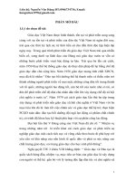 Một số biện pháp quản lý chỉ đạo của hiệu trưởng nhằm nâng cao chất lượng dạy học ở trường THCS lương nội, huyện bá thước, tỉnh thanh hó