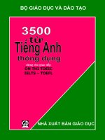 3500 từ tiếng anh thông dụng ôn thi toefl, ielts, toeic