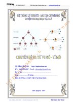 hệ thống lí thuyết và bài tập chuyên đề từ vi mô, vĩ mô