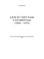 lịch sử việt nam cận hiện đại (1858-1975)