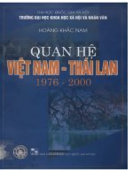 quan hệ việt nam - thái lan giai đoạn 1976-2000