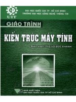 giáo trình kiến trúc máy tính