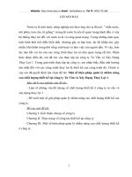 một số biện pháp quản lý nhằm nâng cao chất lượng thiết kế tại công ty tư vấn và xây dựng thuỷ lợi 1