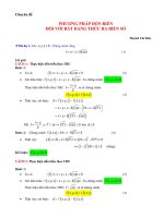 Phương pháp dồn biến để chứng minh BĐT 3 biến