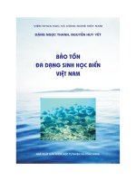 bảo tồn đa dạng sinh học biển việt nam