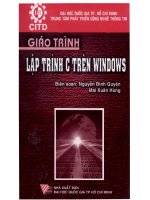 giáo trình lập trình c trên windows