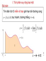 giải tích chuyên đề tích phân suy rộng