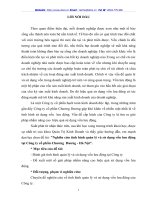 nghiên cứu tình hình quản lý và sử dụng vốn lưu động tại công ty cổ phần chương dương - hà nội