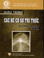 giáo trình các hệ cơ sở tri thức