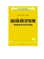 bán dẫn hữu cơ polyme công nghệ chế tạo, tính chất và ứng dụng