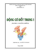 GIÁO TRÌNH ĐỘNG CƠ ĐỐT TRONG PHẦN 1