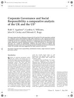 [cg-sr] aguilera et al - 2006 - corporate governance and social responsibility - uk and us
