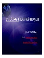 Bài giảng quản trị học chương 4 và 5