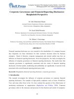 [cg-frd] hasan et al - 2010 - corporate governance and financial reporting disclosures - bangladesh perspective