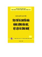 tích trữ và chuyển hóa năng lượng hóa học, vật liệu và công nghệ