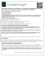 mohamed and habib - 2013 - auditor independence, audit quality and the mandatory auditor in egypt