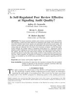 casterella et al - 2009 - is self-regulated peer review effective at signaling audit quality