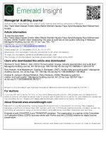 nasser et al - 2006 - auditor‐client relationship- the case of audit tenure and auditor switching in malaysia