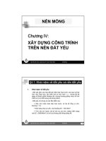 bài giảng nền móng chương 4 và 5