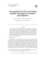lim and tan - 2008 - non-audit service fees and audit quality- the impact of auditor specialization