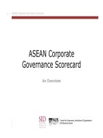 asean corporate governance scorecard