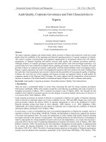 [cg-aq-fc] adeyemi and fagbemi - 2010 - audit quality, corporate governance and firm characteristics in nigeria