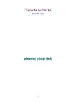 bài giảng phương pháp tính