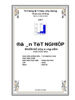 ĐỒ ÁN TỐT NGHIỆP KỸ SƯ CẦU ĐƯỜNG ĐẠI HỌC XÂY DỰNG HÀ NỘI THIẾT KẾ CẦU SÔNG CẤM