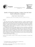 naser and nuseibeh - 2003 - quality of financial reporting - evidence from the listed saudi nonfinancial companies