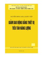 giảm dao động bằng thiết bị tiêu tán năng lượng