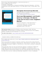 tendeloo et al - 2008 - earnings management and audit quality in europe