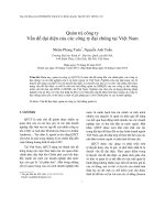 tuan nham phong and tuan nguyen anh - 2013 - qtct - van đe dai dien cua cac ctdc tai vn [agent]
