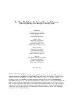 chi et al - 2011 - the effects of audit partner pre-client and client-specific experience on earnings quality and on perceptions of audit quality