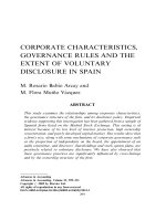 arcay and vázquez - 2005 - corporate characteristics, governance rules and the extent of voluntary disclosure in spain