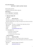 Đề cương môn học Kịch bản và biên tập phát thanh