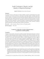 vafeas - 2005 - audit committees, boards, and the quality of reported earnings