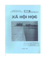 Bài giảng môn Xã hội học