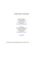 church and zhang - 2006 - a model of mandatory auditor rotation