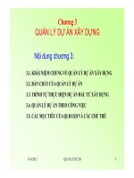 Quản lý dự án xây dựng (môn học quản lý dự án)