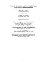 black, love, and rachinsky - 2005 - corporate governance indices and firms' market values - time series evidence from russia [rcgi]